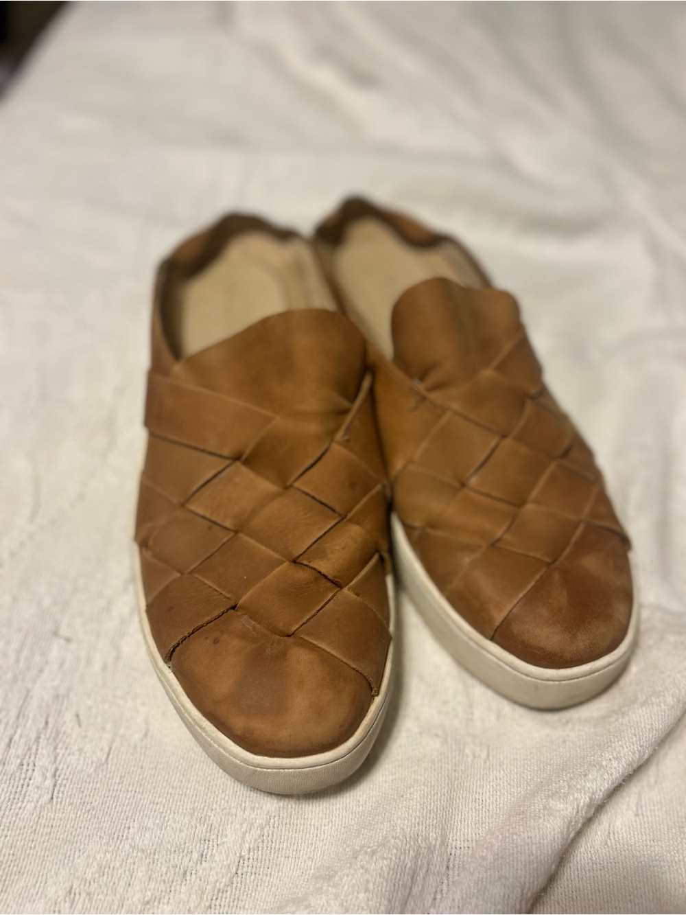 Aerosoles Martha Stewart Wax Paper Mules Size 11M Slip On Backless Leather
